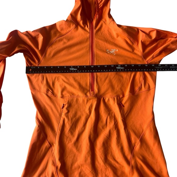 Arc'teryx Aptin Zip Hoody Men’s outdoor bright colored 1/2 zip SZ M - Picture 7 of 9